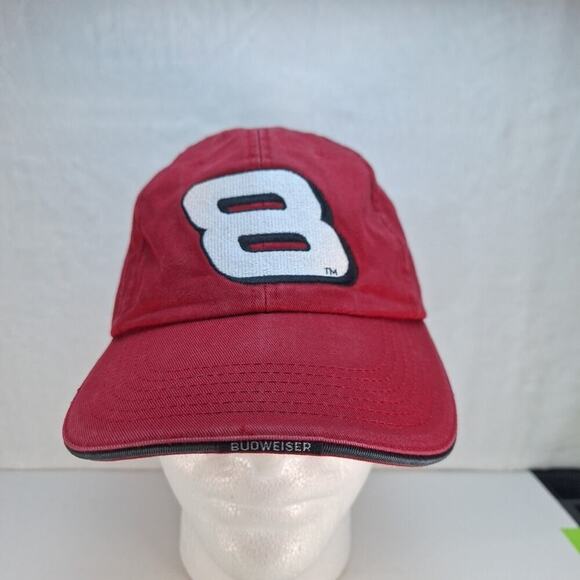 Vintage Dale Jr. #8 Chase Authentics Strapback Hat Cap Red Dad Hat Cotton - Picture 1 of 6